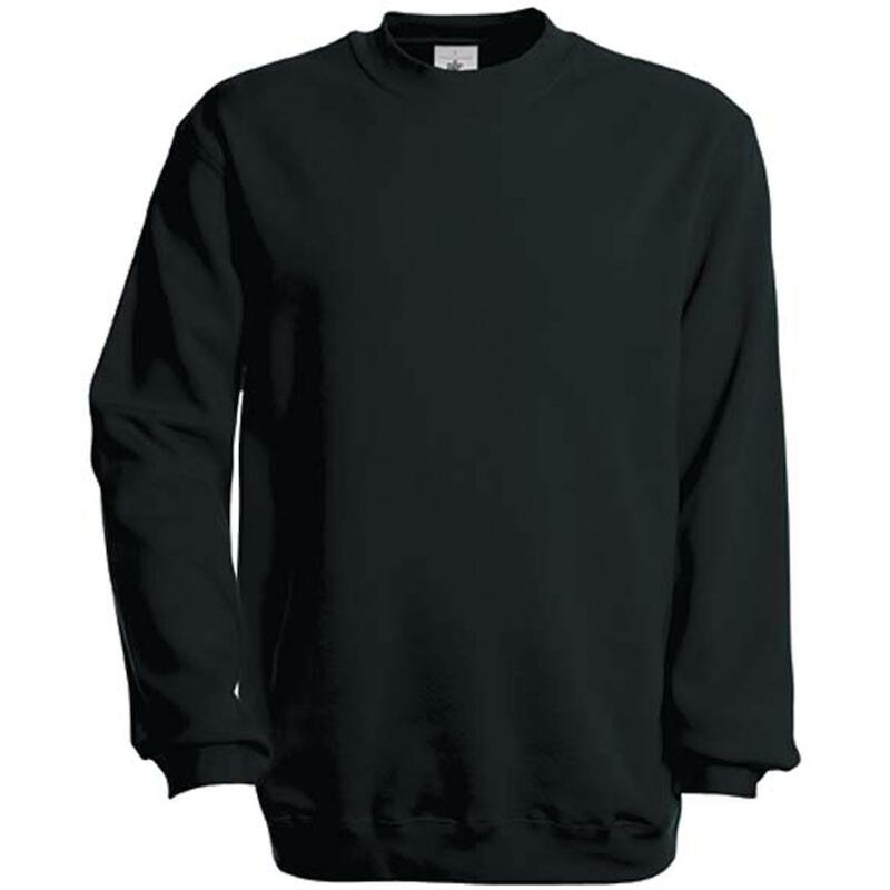 SWEATER KATOEN/PES          SET IN ZWART   XXL B&C