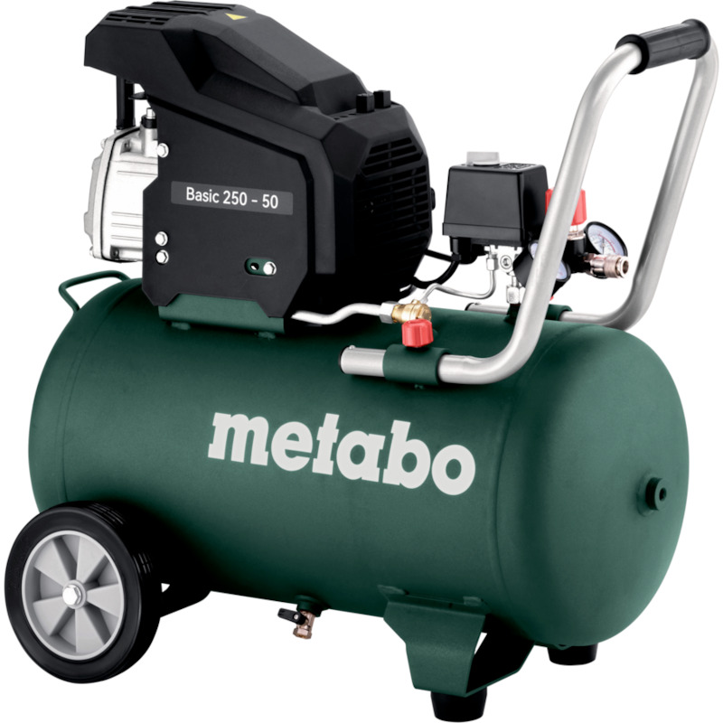 Metabo - compressor - basic 250-50 - 1500 w - 8 bar - 50 l - 08153929