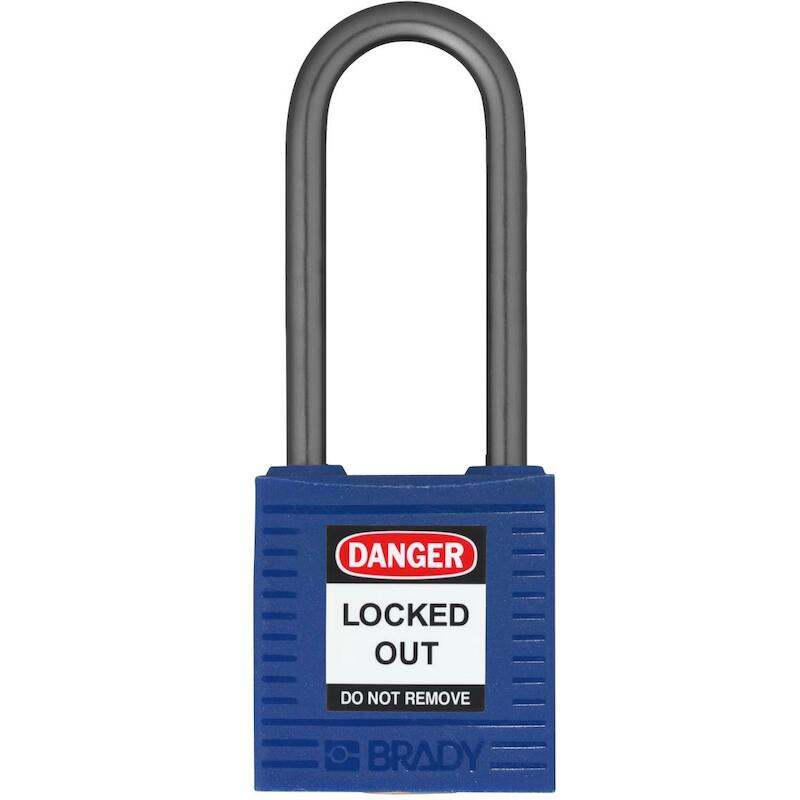 COMP SAFE PADLOCK 32MM SHA KD BLUE/6    BRADY  6ST