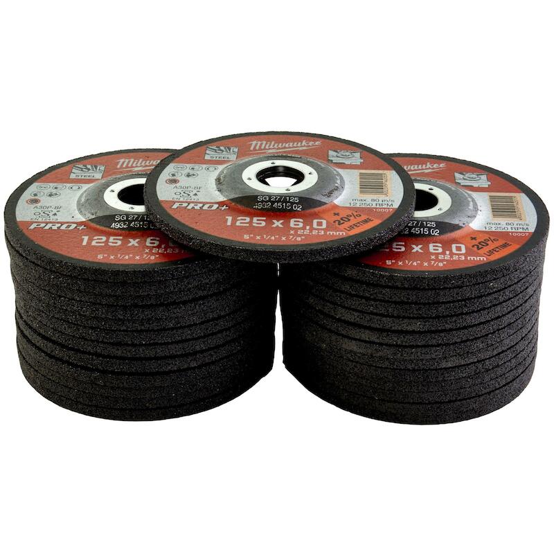 DISQ. ÉBARBER 125X6,0X22,23 4932451502   MILWAUKEE