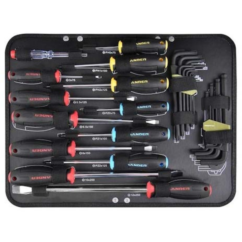 COFFRE A OUTILS MECHANIK    P76HIRX (165PC)XHANDER