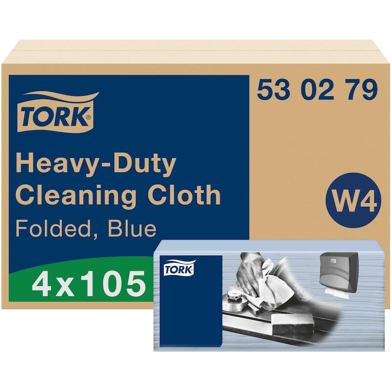HD-CLOTH FOLDED BLEU        530279-105PCS-1P. TORK