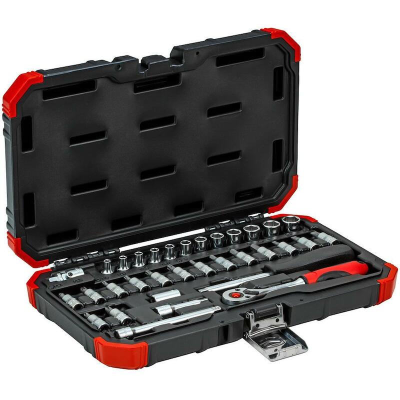 RATEL+HANDDOPPEN 1/4"       R4900 (33ST)GEDORE RED