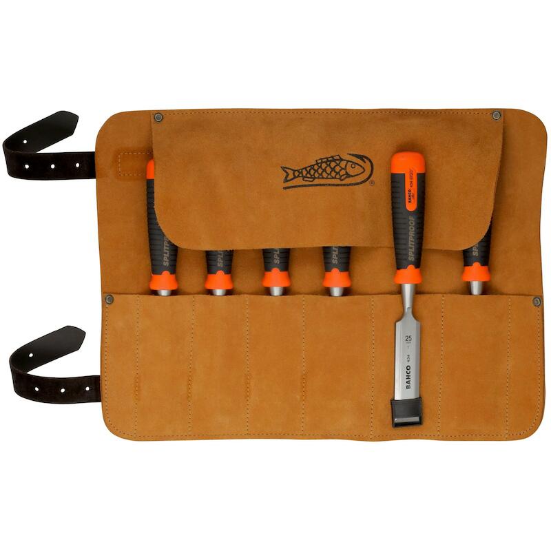 HOUTBEITELSET IN ETUI PROMO 434S6LR     (6ST)BAHCO