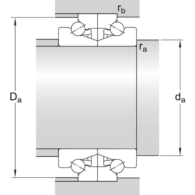 HOEKCONTACTKOGELTAATSLAGER  BTW 70 CTN9/SP     SKF