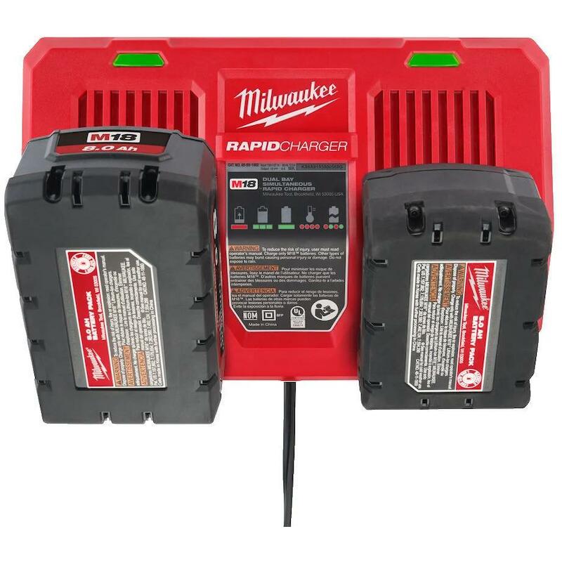 SNELLADER DUAL BAY 18V      M18 DFC      MILWAUKEE