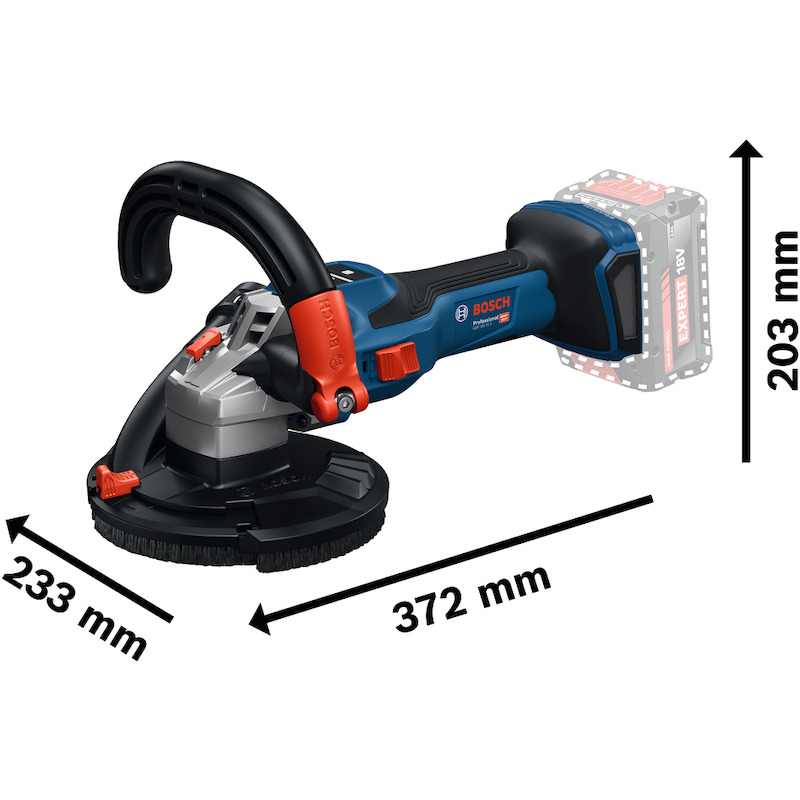ACCUBETONSLIJPER 18V/BODY   GBR 18V-15 (L-BOXX)BOS
