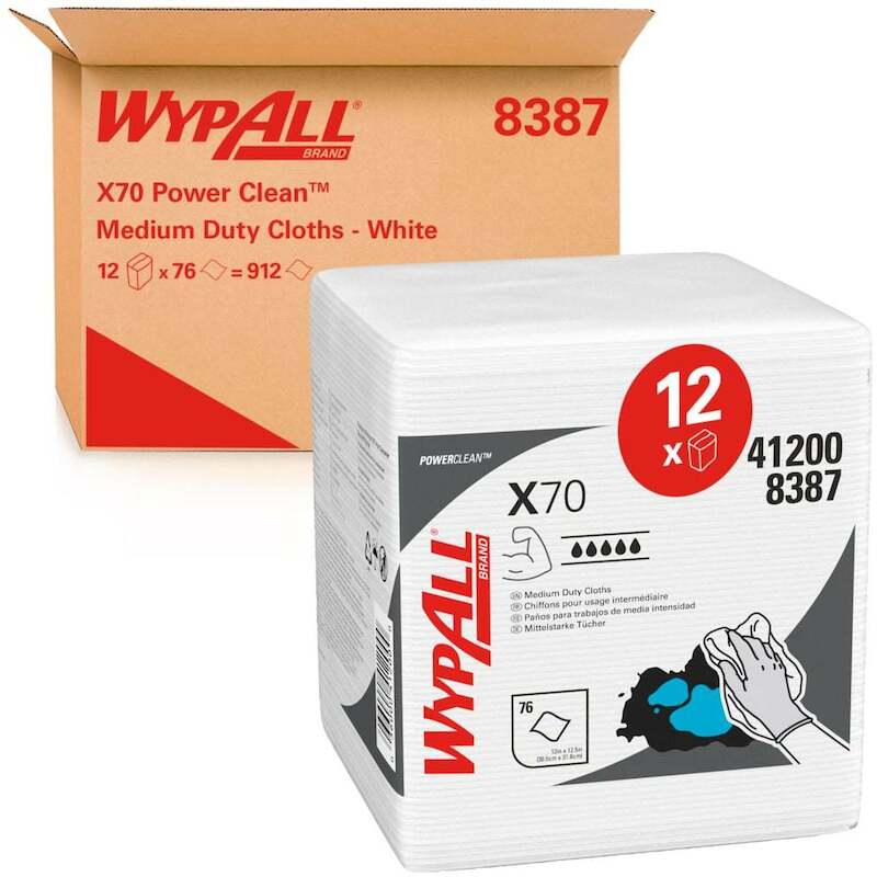 TORCHON BLANC WYPALL X70    8387 305X318 (12X76)KC