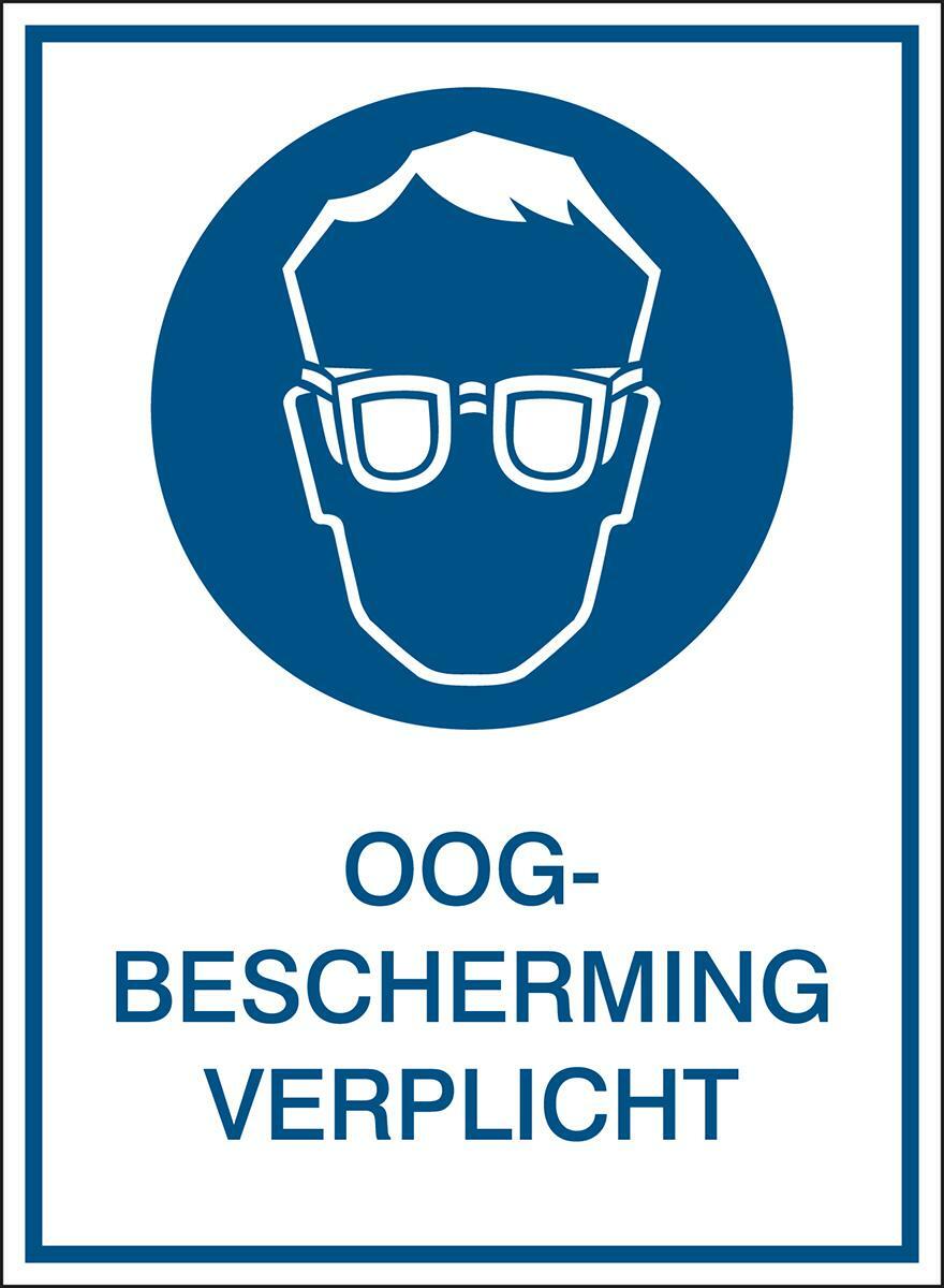 PICTOGRAMME - BRADY PIC 250N - PROTECTION DES YEUX OBLIGATOIRE 420X297 MM ( )