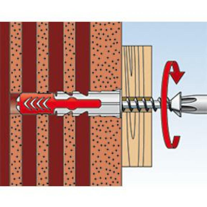 PLUG+SCHROEF  8X40  S PH    DUOPOWER DIY   FISCHER