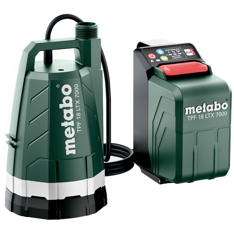 ACCU-DOMPELPOMP 18V/BODY    TPF 18 LTX 7000 METABO