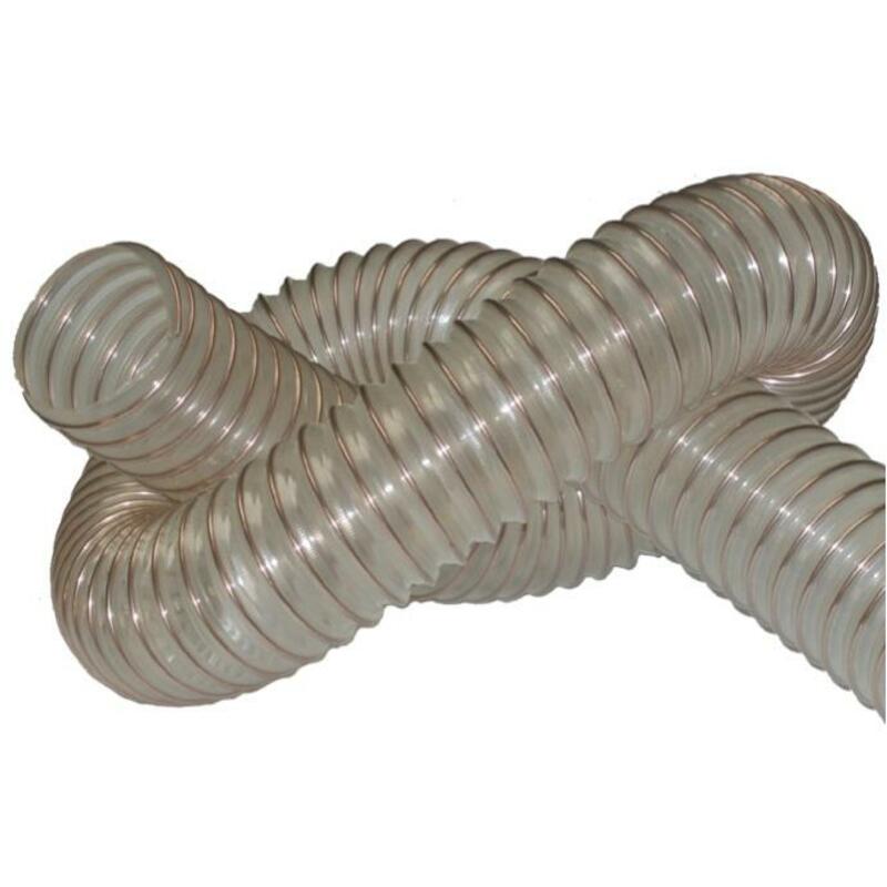 TUYAU D'ASPIR.PUR TRANSPAR. ALFAVAC PU M - 32MM