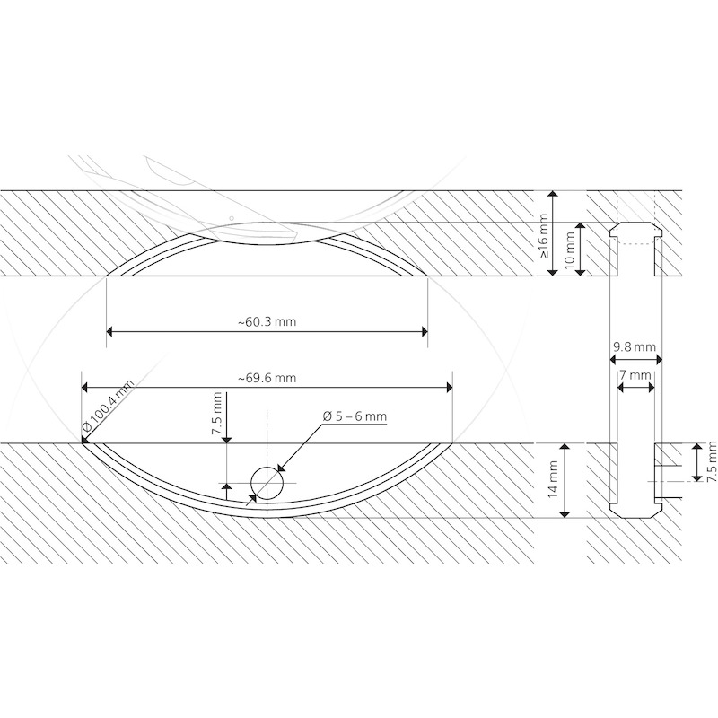 KASTVERBINDERS P-14 FLEXUS  CLAMEX  (80PR) LAMELLO