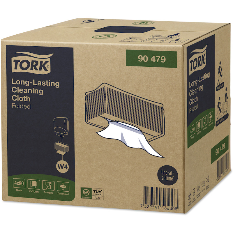 POETSDOEK LONG LAST.WIT W4  90479 (90ST/PAK)  TORK