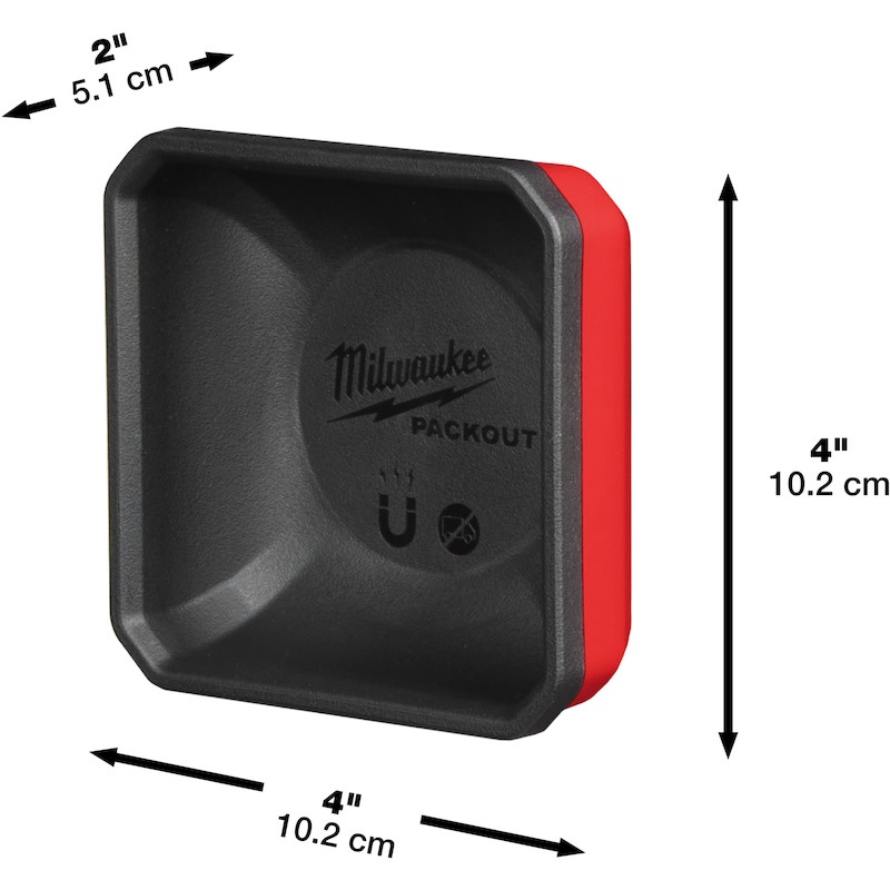 BAC MAGNÉTIQUE 10X10 CM     4932493380 PACKOUT MIL