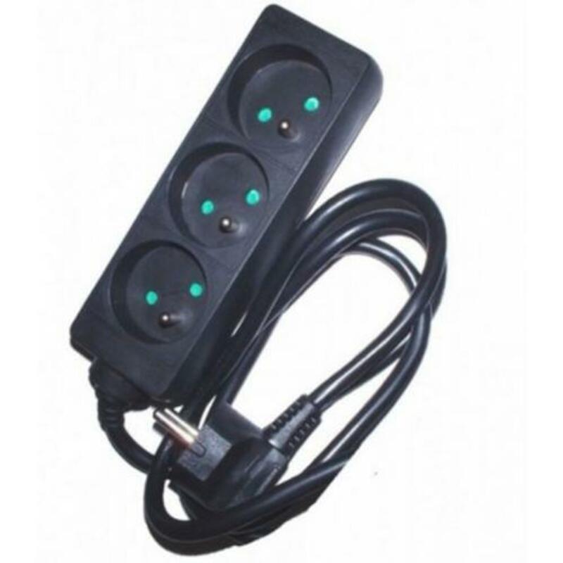 VERDEELDOOS 3X2P+A-16A      38308 - 3M       ZWART