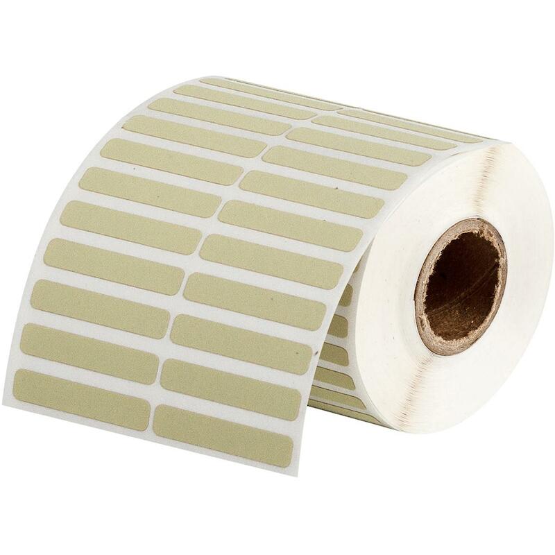 ETIQUETTE MAT AMBRE         236725(2500)31,75X6,35