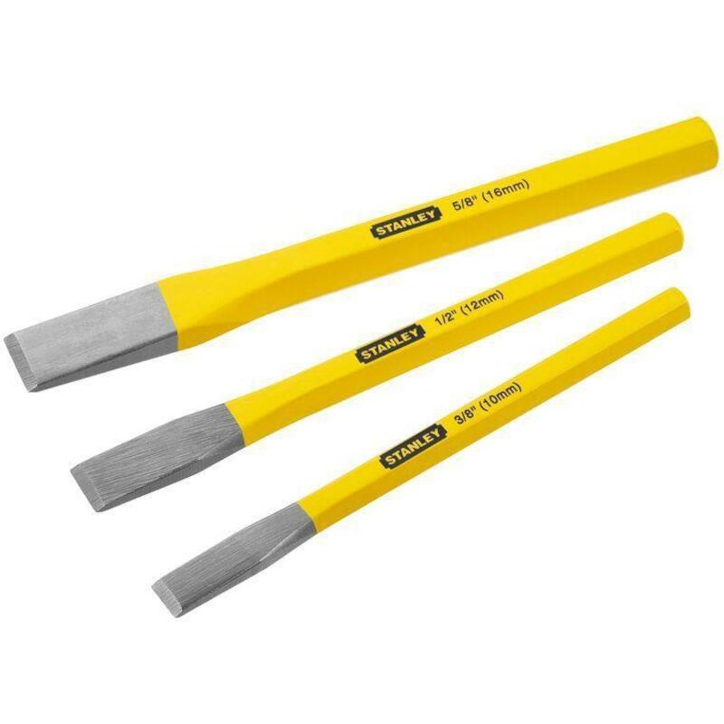JEU CISEAUX À FROID         4-18-298  3PCS STANLEY