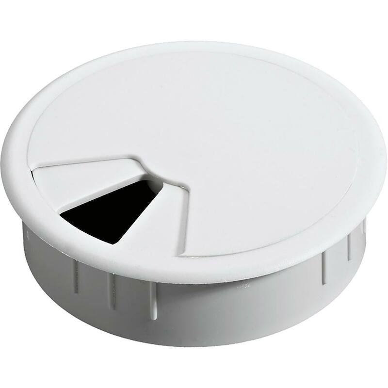 KABELDOORVOER KUNSTST.ROND 60MM WIT     HETT-30847