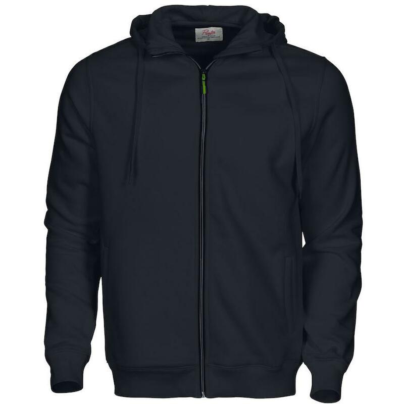 HOODIE/ZIP COTTON/PES       OVERHEAD NOIR     4XL