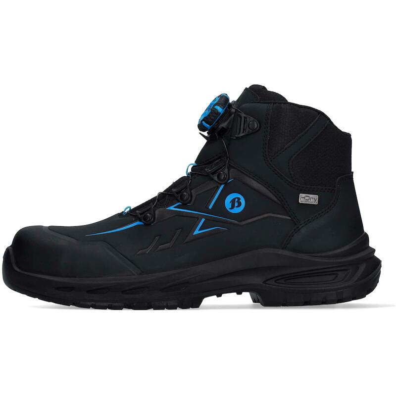 CHAUSS.ESD HAUT S7S NOIR    STONE XW       43 BATA