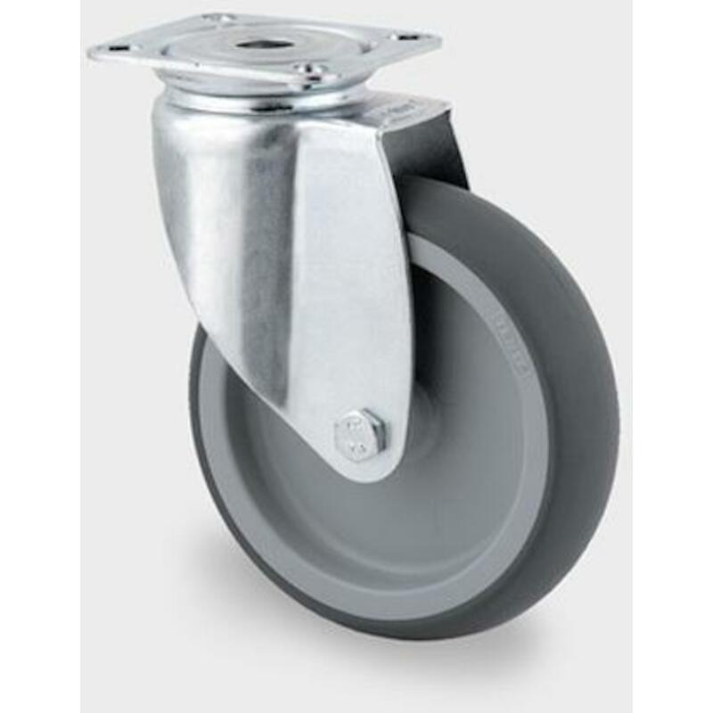 ROUE CAOUT. PIV. GRIS 60KG  2470-PJO-075-P40 TENTE
