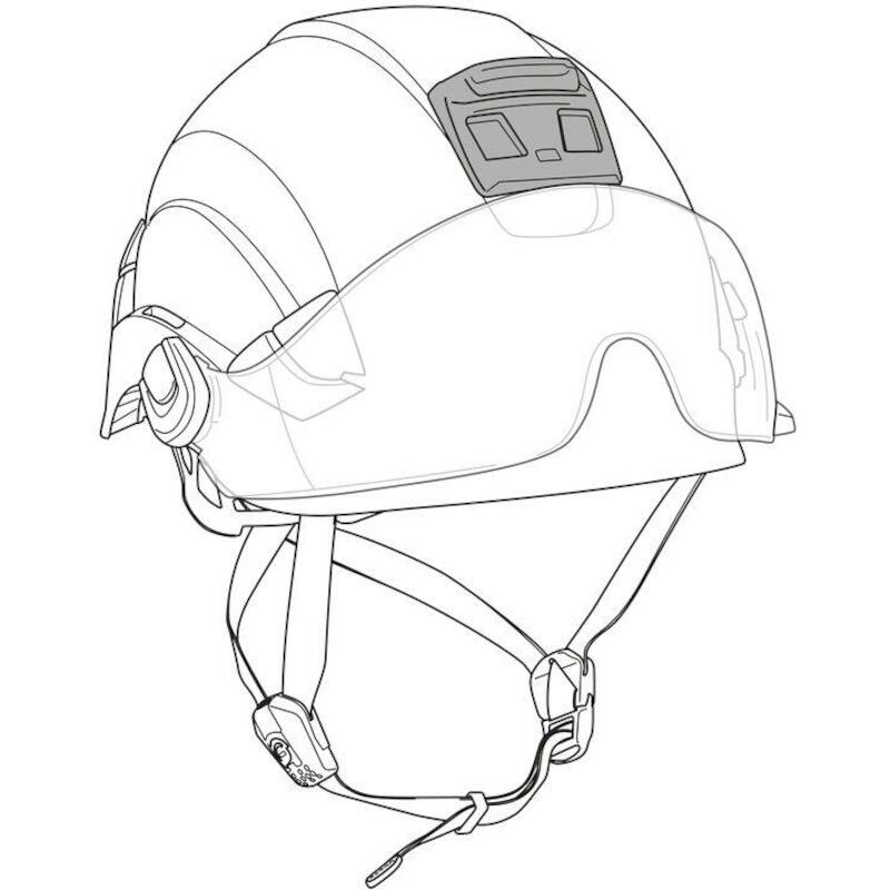 BEVESTINGSPLAAT HOOFDLAMP   HELMET ADAPT     PETZL