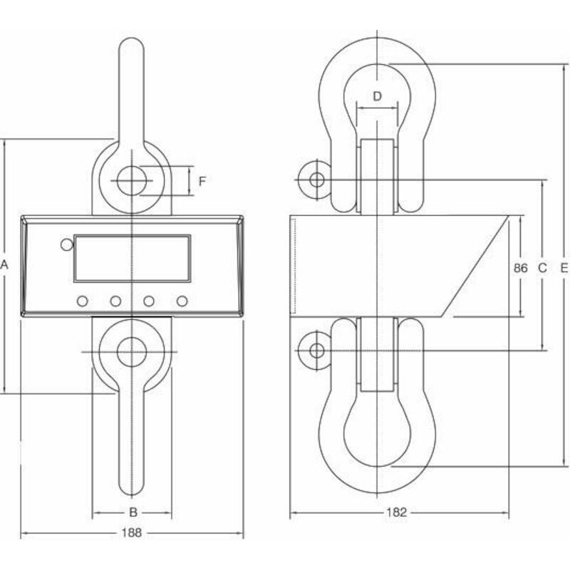 DYNAMOMETER 3200KG 1KG      DSD05TX/RX-3,2T(KOFFER
