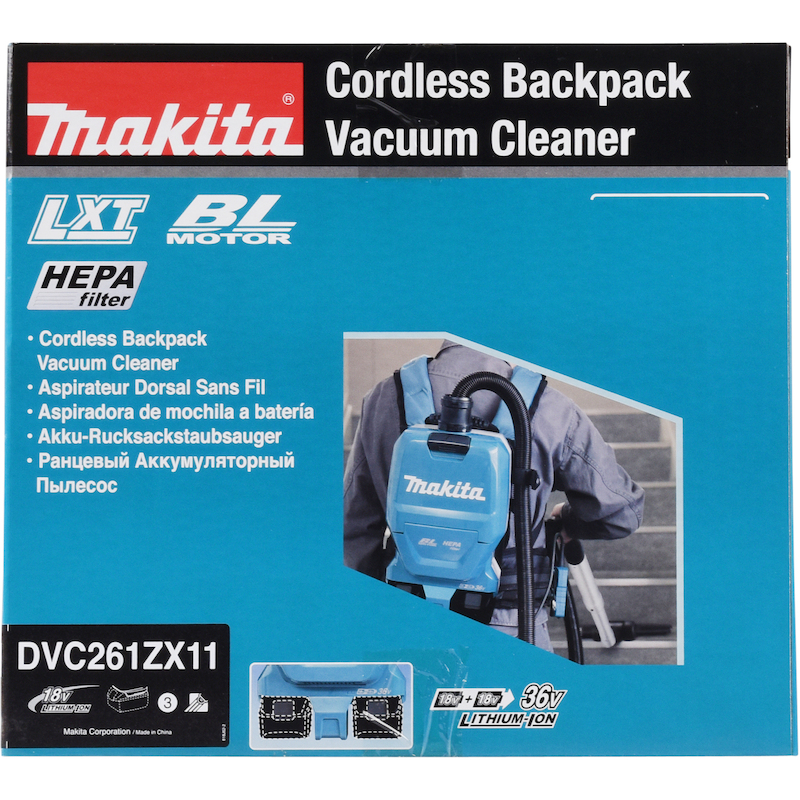 RUGGEDRAGEN STOFZUIGER LXT® - DVC261ZX11 - MAKITA