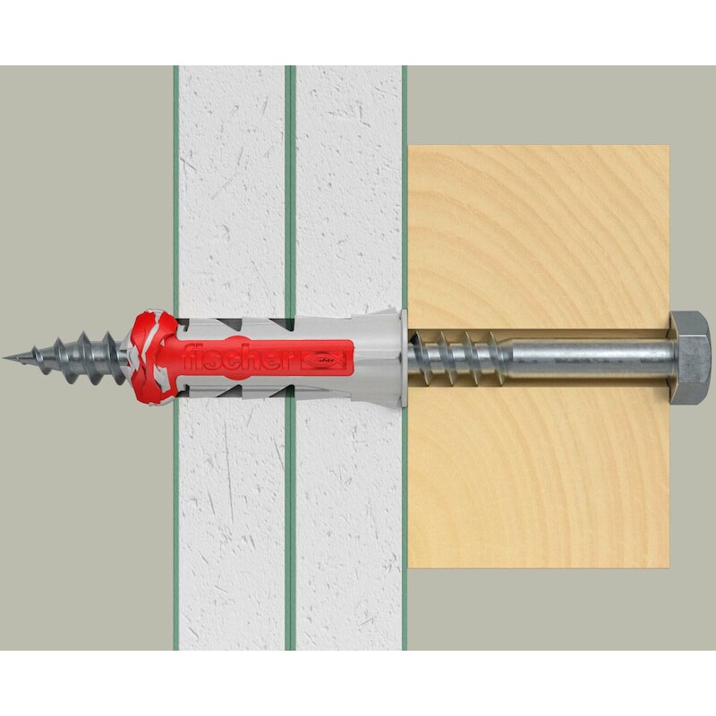 PLUG NYLON 12X60 S(+SCHROEF)DUOPOWER       FISCHER