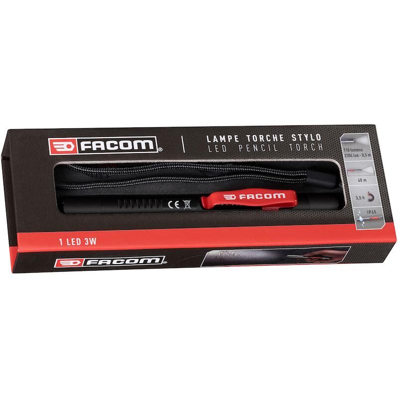 LAMPE STYLO LED 1X3W 110LM  779.PBTPB 2XAAA  FACOM