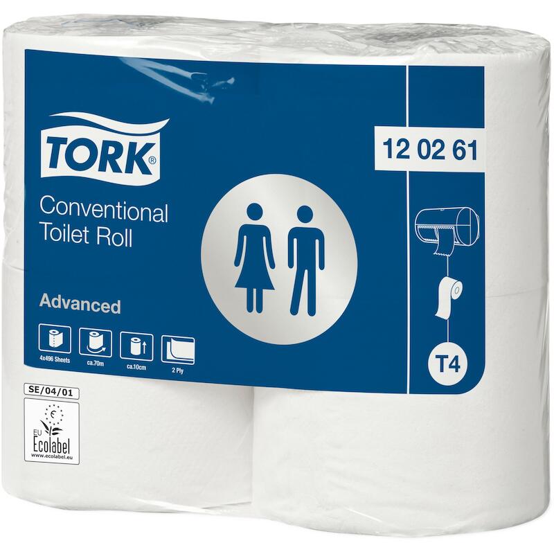 PAPIER-WC ADV.X-LONG RL.(4R)120261-496PCS-2P. TORK