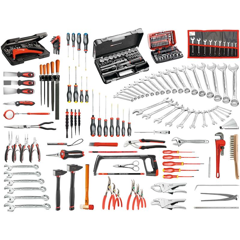 18 MODULES OUTILS MIXTES  . CM.140A-F (200PC)FACOM