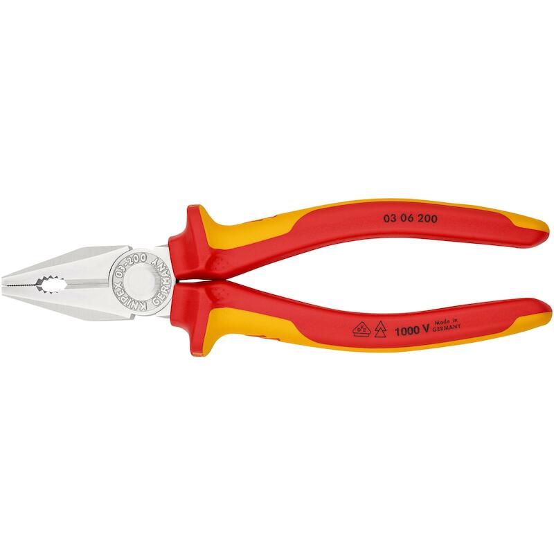 Knipex - Combinatietang - 03 06 200 - vde - Verchroomd - 200 mm - 41190175