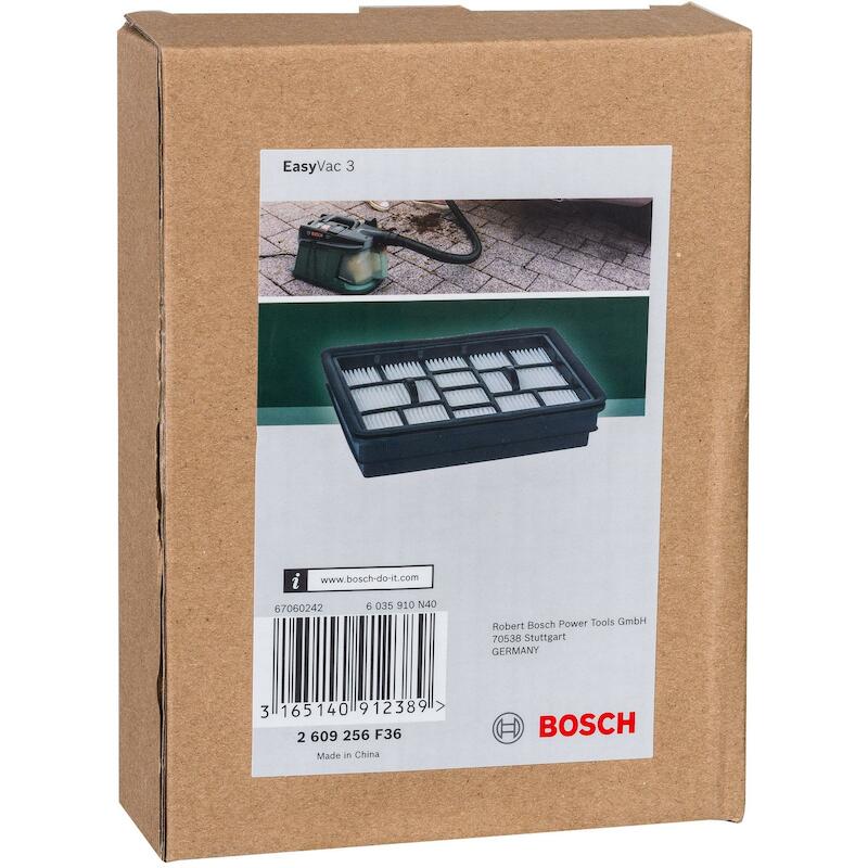 FILTRE PLISSÉ EASYVAC3      2609256F36       BOSCH
