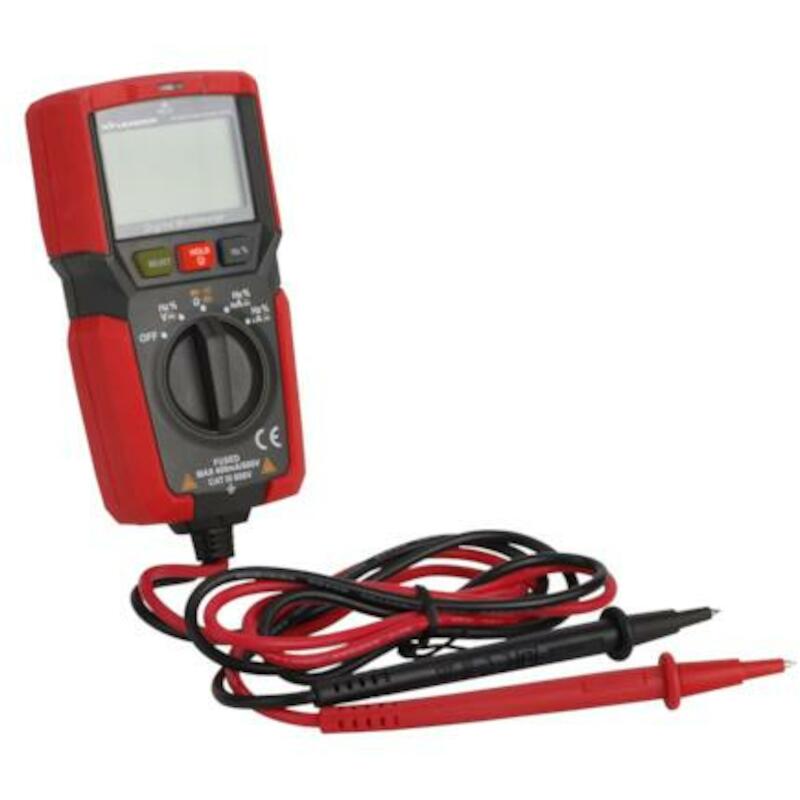 ZELFKALIBRERENDE ZAK MULTIMETER 600 V AC/DC