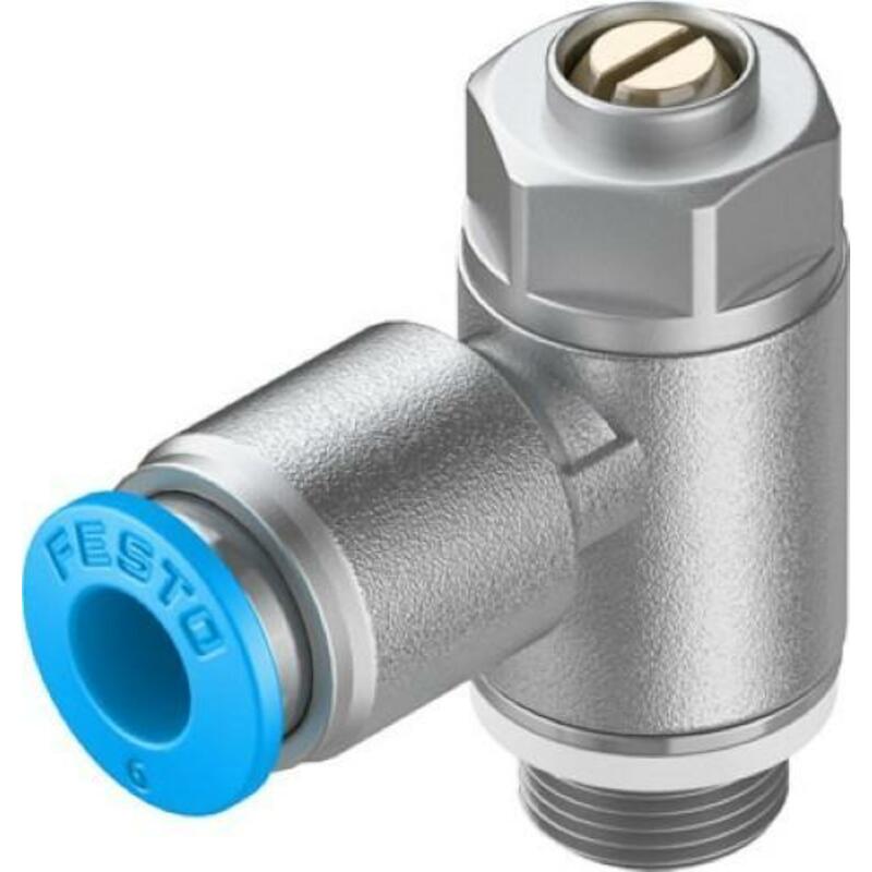 SMOORVENTIEL MET TERUGSLAGKLEP GRLA-1/8-QS-6-D (193144) FESTO