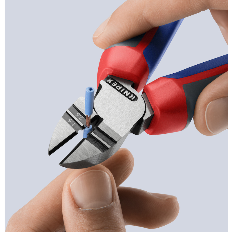 KNIPEX 1422160 AFSTRIP-ZIJSNIJTANG ZWART GEATRAMENTEERD MET MEER-COMPONENTENGREPEN 160 MM