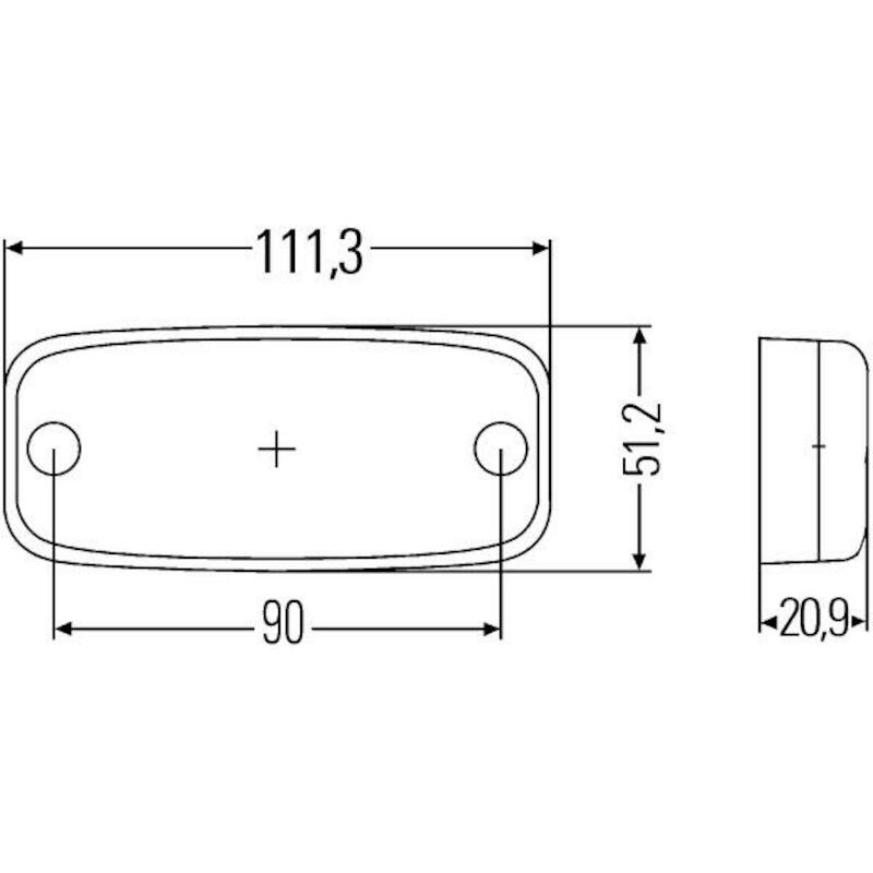2PS.345.600.011 ZIJMARKERINGSL.LED 24V