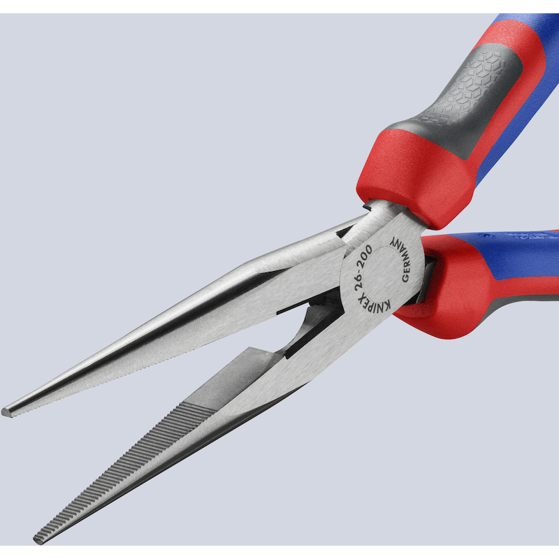 PINCE DEMI-RONDE DROITE     26 12 - 200MM   KNIPEX