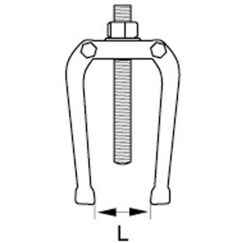 CONTRE SUPPORT D'EXTRACTEUR 4522-2           BAHCO