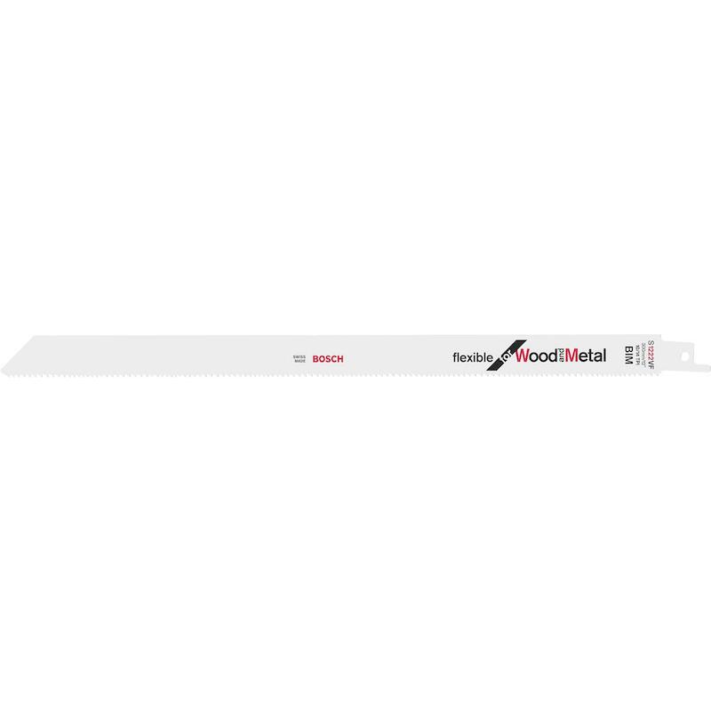 Bosch - Reciprocating saw blade - s 1222 vf Flexible for Wood and Metal - 300 x 0.9 mm - 10-14 tpi - 2 pcs - 02225664