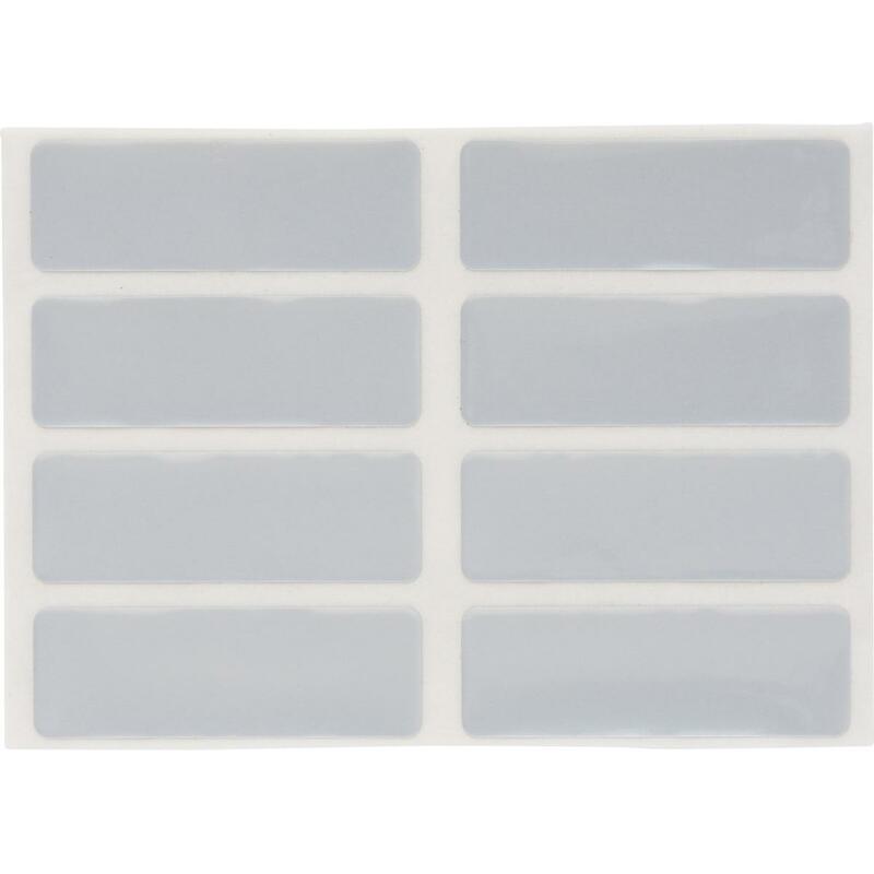 ETIQUETTE SATIN ARGENT      104187(10000)38,1X12,7