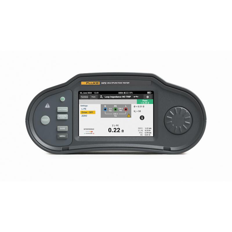 TESTEUR INSTALLATION W/MEM  FLUKE 1672 SCH   FLUKE