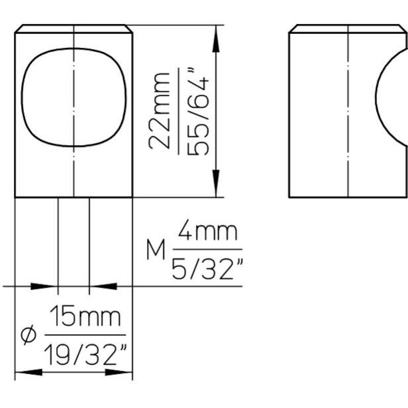 BOUTON MEUBLE INOX          1404-15N1 15MM    SIRO