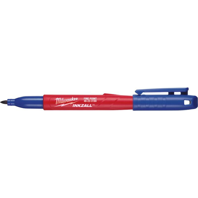 Milwaukee - inkzall - markeerstift - fijne punt - 1 mm - blauw - 4932492126 - 08083229