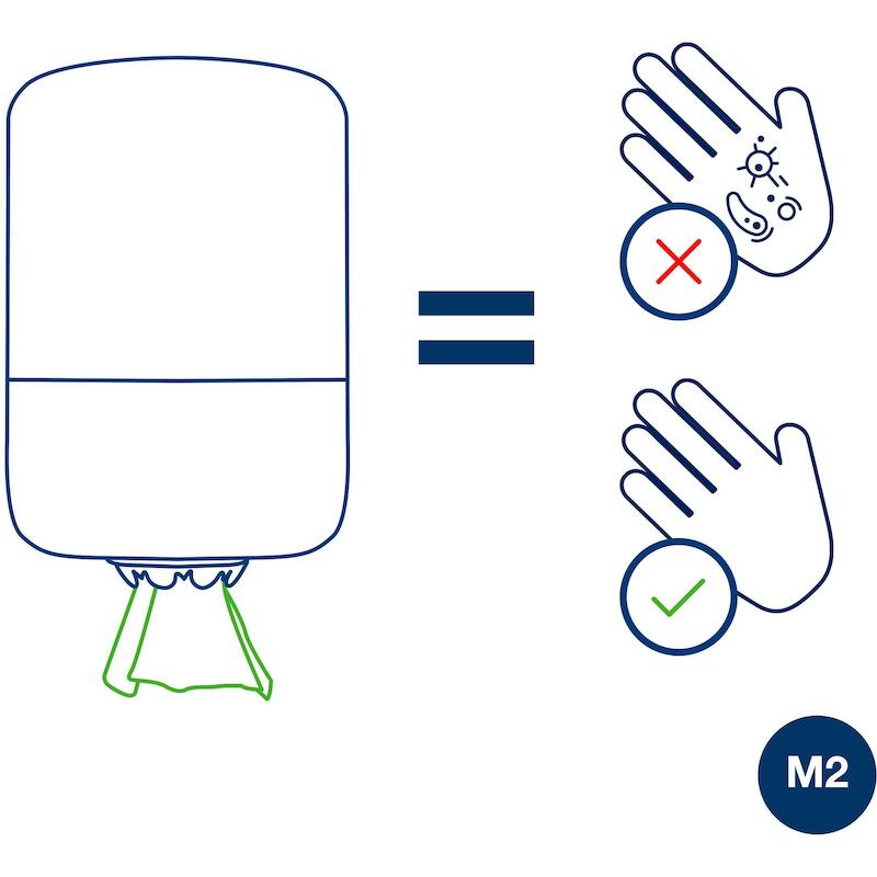 M-BOX PLASTIC CF            559008 -ZWART  M2 TORK