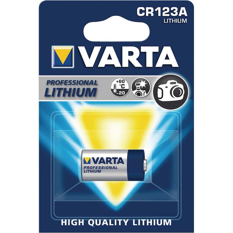 PILE LITH.3V-CR123A 17X33,4 BR2/3A(CR17345)  VARTA