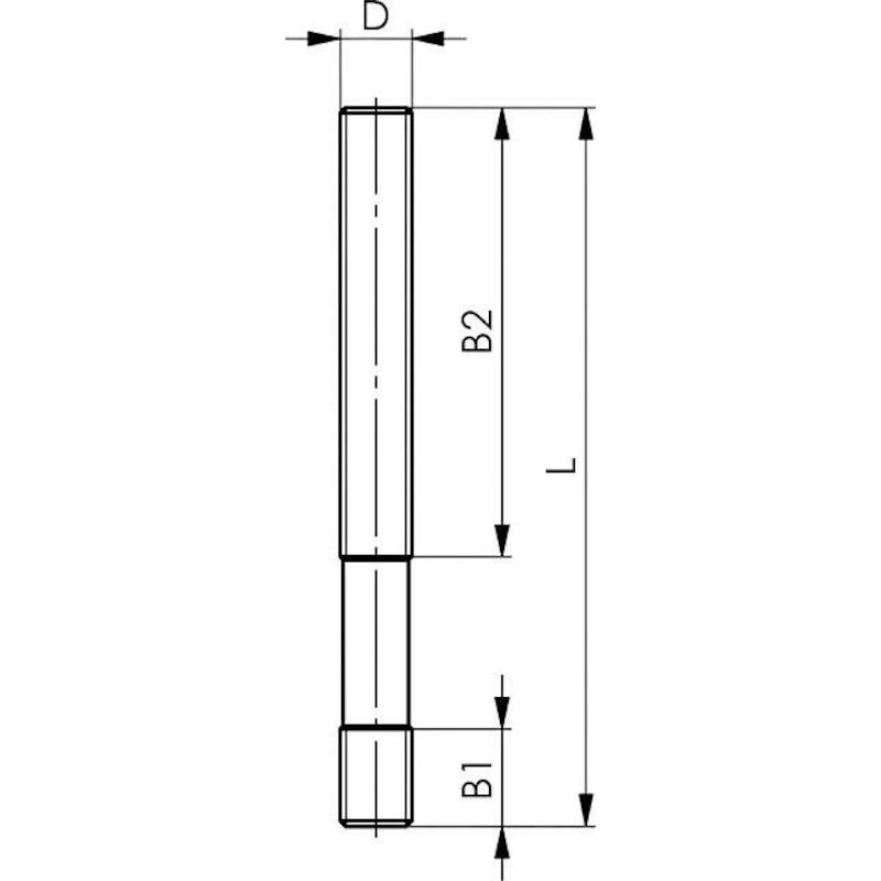 DRAADEINDE                  DIN6379 / M16X200  AMF