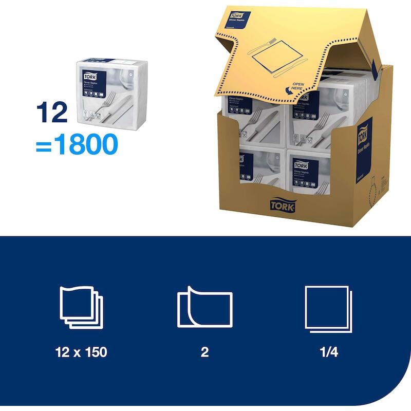 SERVET ADVANC.WIT 40X40     478746-150ST-2L.  TORK